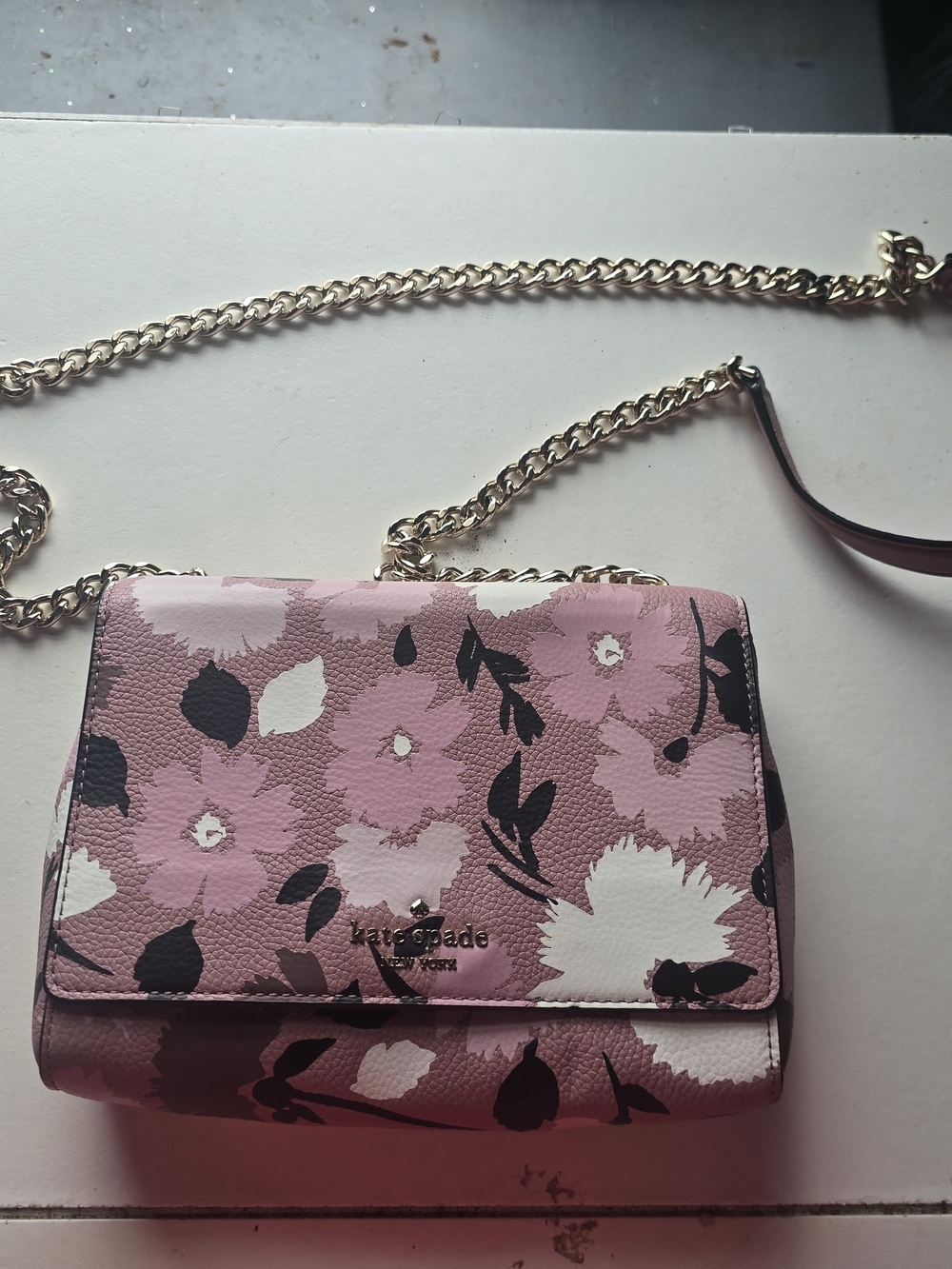 kate spade Pink Floral Crossbody Emelyn Gala Bag